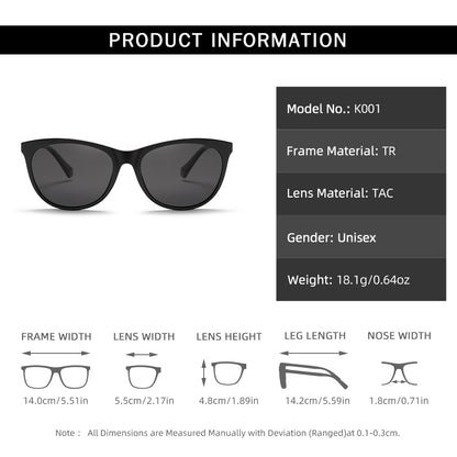 Black Cat Eye Skinny Frame Minimalist Chic Fashion Sunglasses K001