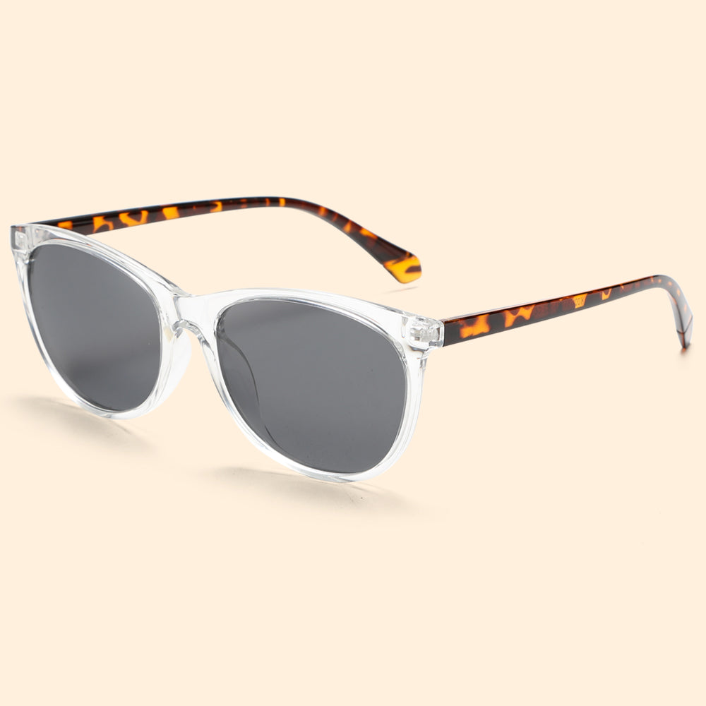 Black Cat Eye Skinny Frame Minimalist Chic Fashion Sunglasses K001