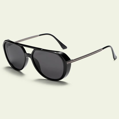 Men Retro Casual Pilot All-Match Polarized Sunglasses