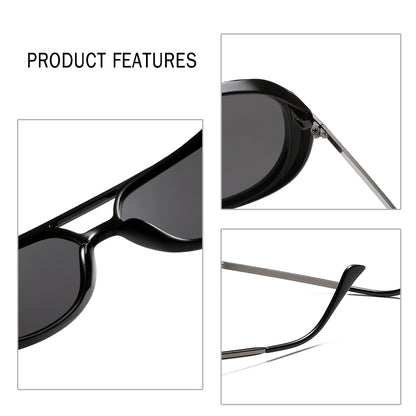 Men Retro Casual Pilot All-Match Polarized Sunglasses