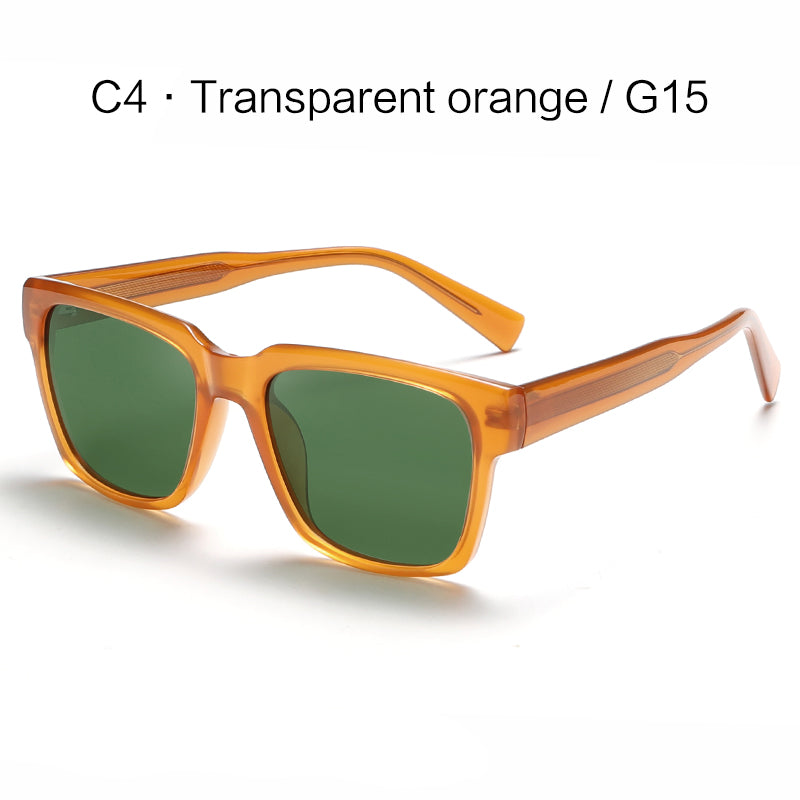 Classic Men Retro Minimalist Black Polarized Sunglasses Shades K025