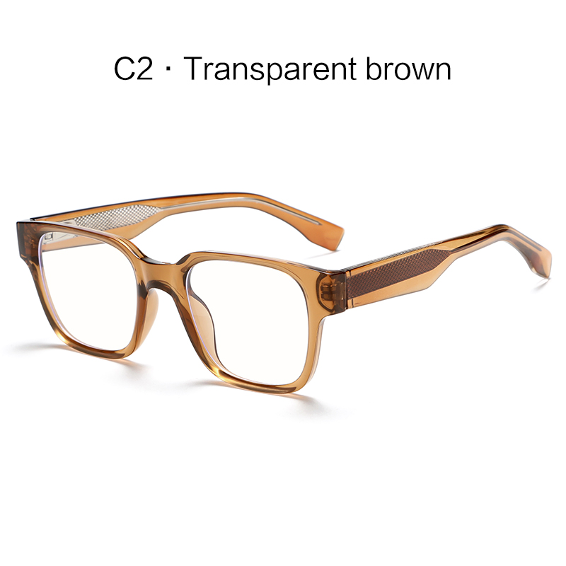 Retro High Quality Branded Designed Square Anti-Blue Light Glasses K029