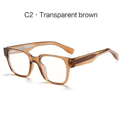 Retro High Quality Branded Designed Square Anti-Blue Light Glasses K029