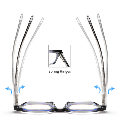 Retro High Quality Branded Designed Square Anti-Blue Light Glasses K029