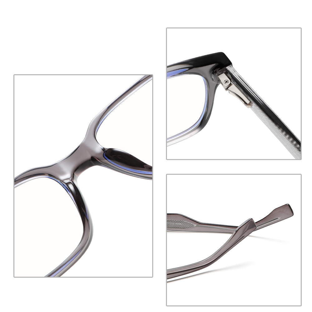 Retro High Quality Branded Designed Square Anti-Blue Light Glasses K029