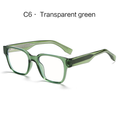 Retro High Quality Branded Designed Square Anti-Blue Light Glasses K029