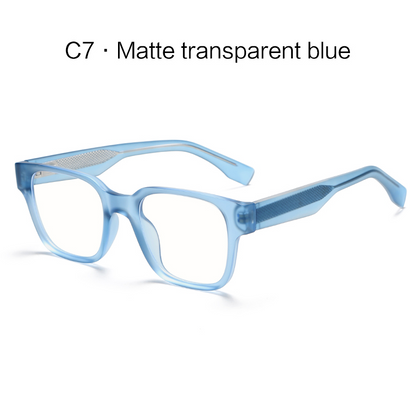 Retro High Quality Branded Designed Square Anti-Blue Light Glasses K029