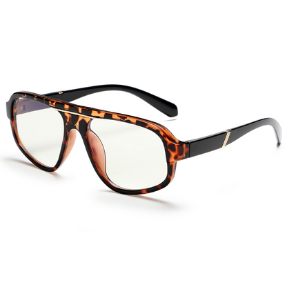 Retro Minimlist Black Eyeglasses For Computer Gaming TV Mobile Phone K040