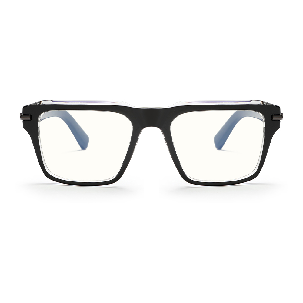 High-End Simple Large Recatngle Frame Fashion Eyeglasses K047