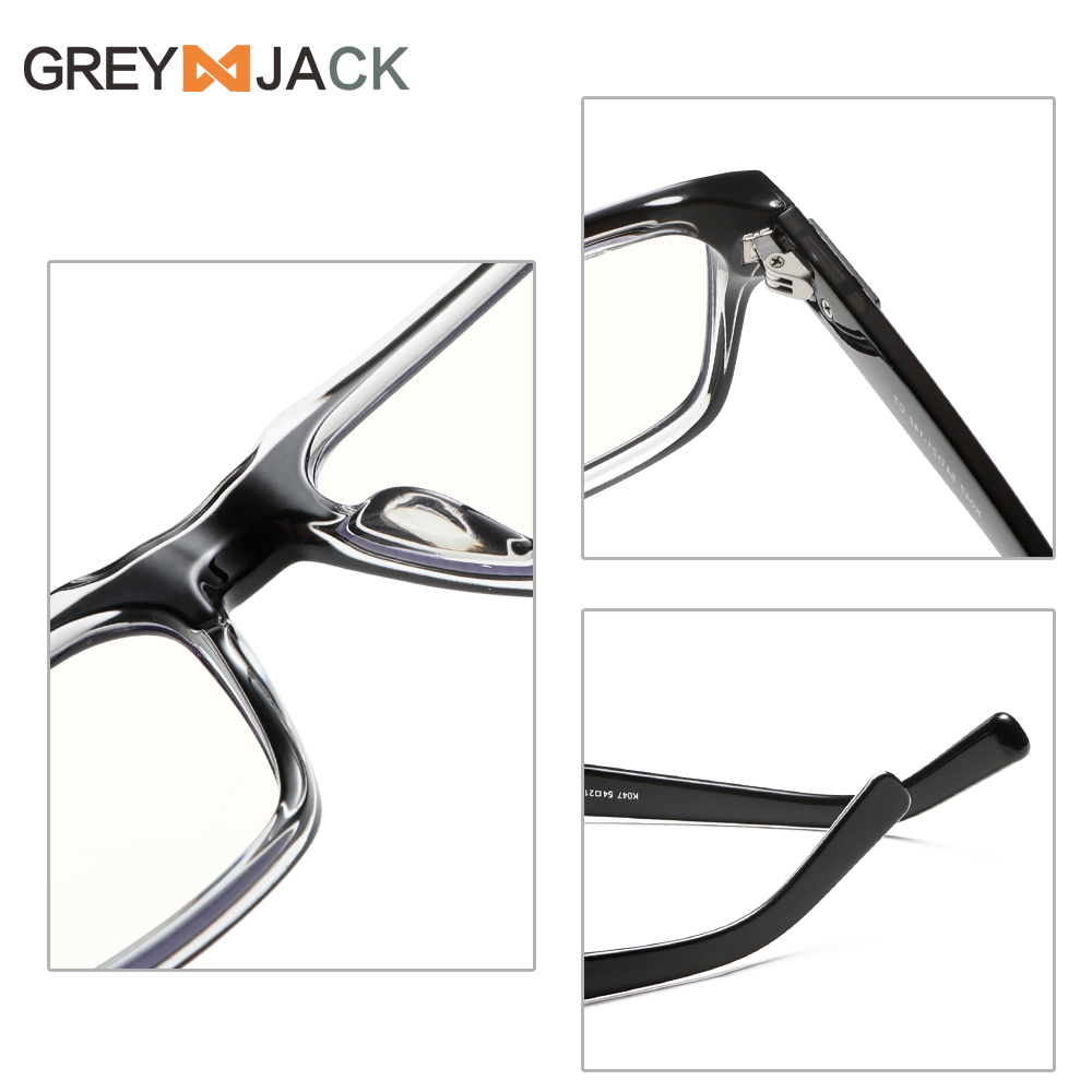 High-End Simple Large Recatngle Frame Fashion Eyeglasses K047