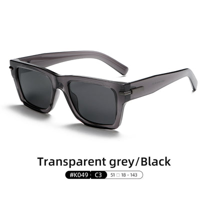 Men Retro High Quality Thick Frame Polarized Sunglasses K049