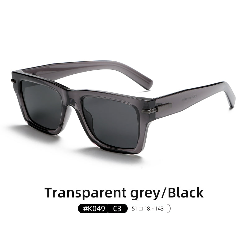 Men Retro High Quality Thick Frame Polarized Sunglasses K049