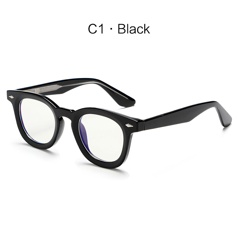 Vintage Branded Designed Large Square Fashion Anti-Blue Light Glasses KG2530OP