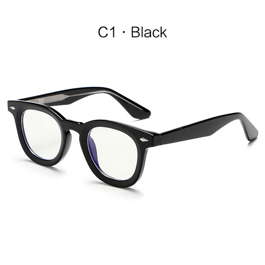 Vintage Branded Designed Large Square Fashion Anti-Blue Light Glasses KG2530OP