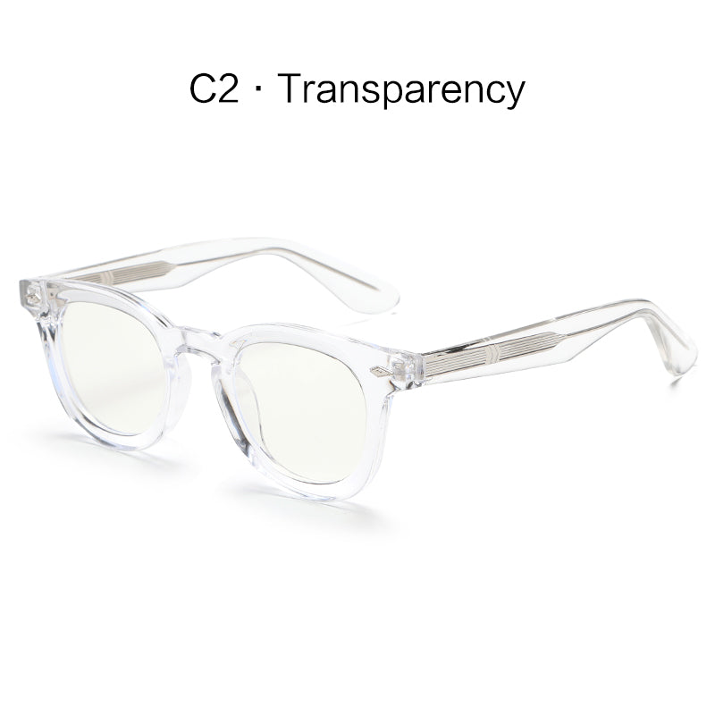 Vintage Branded Designed Large Square Fashion Anti-Blue Light Glasses KG2530OP