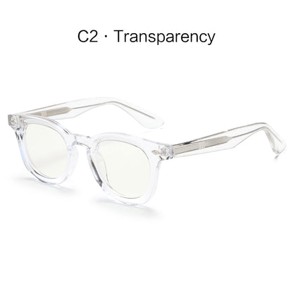 Vintage Branded Designed Large Square Fashion Anti-Blue Light Glasses KG2530OP