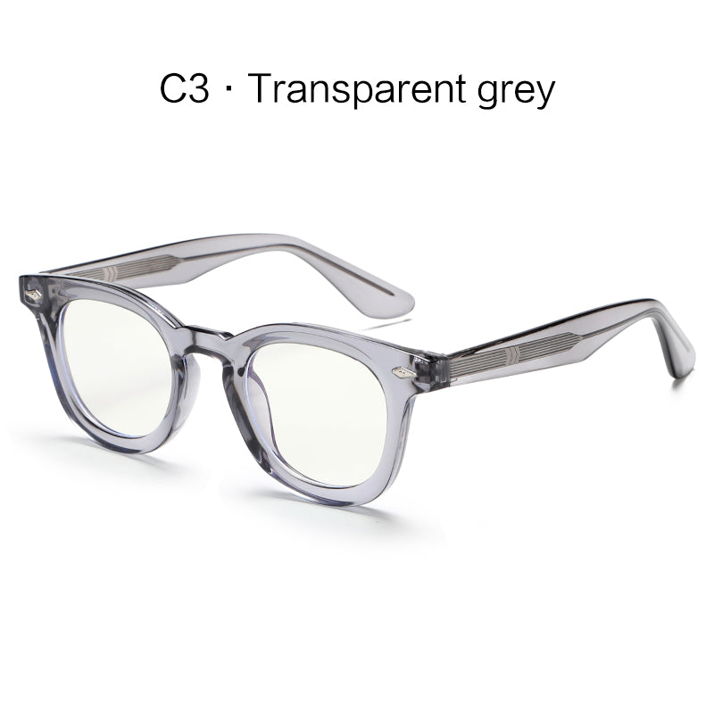 Vintage Branded Designed Large Square Fashion Anti-Blue Light Glasses KG2530OP