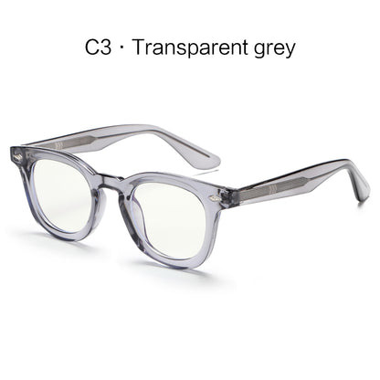 Vintage Branded Designed Large Square Fashion Anti-Blue Light Glasses KG2530OP