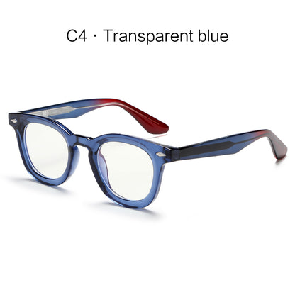 Vintage Branded Designed Large Square Fashion Anti-Blue Light Glasses KG2530OP