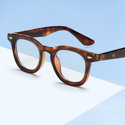 Vintage Branded Designed Large Square Fashion Anti-Blue Light Glasses KG2530OP