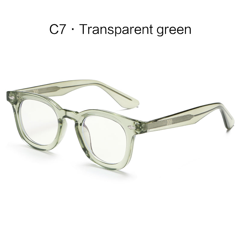 Vintage Branded Designed Large Square Fashion Anti-Blue Light Glasses KG2530OP