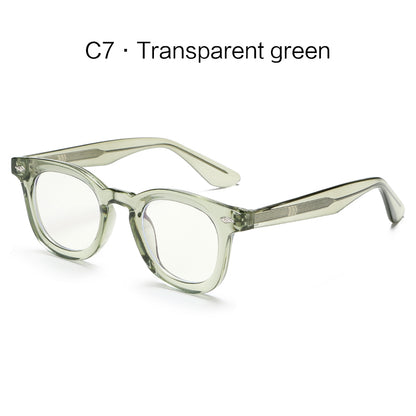 Vintage Branded Designed Large Square Fashion Anti-Blue Light Glasses KG2530OP