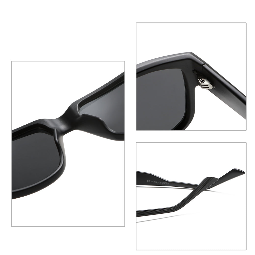 Vintage High Quality Large Frame Polarized Sunglasses KG2558