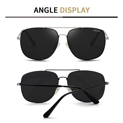 Silver Black Frame Black Lens