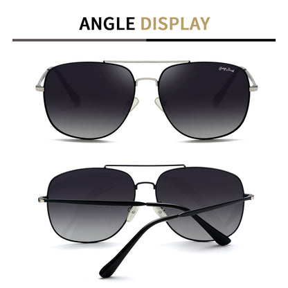 Silver Black Frame Double Black Lens