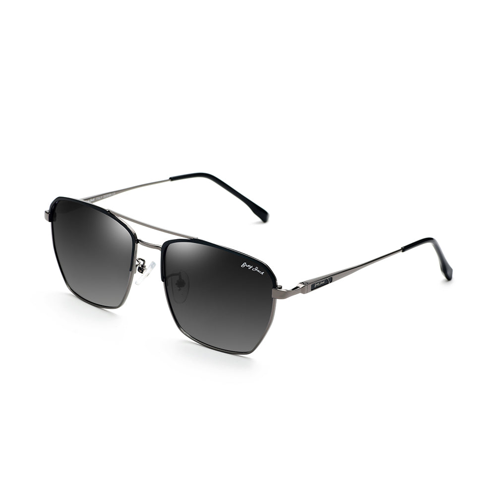 Gun Frame Gradient Black Lens