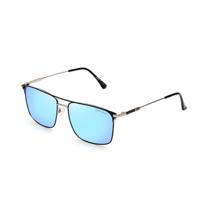 Silver Frame Ice Blue Lens