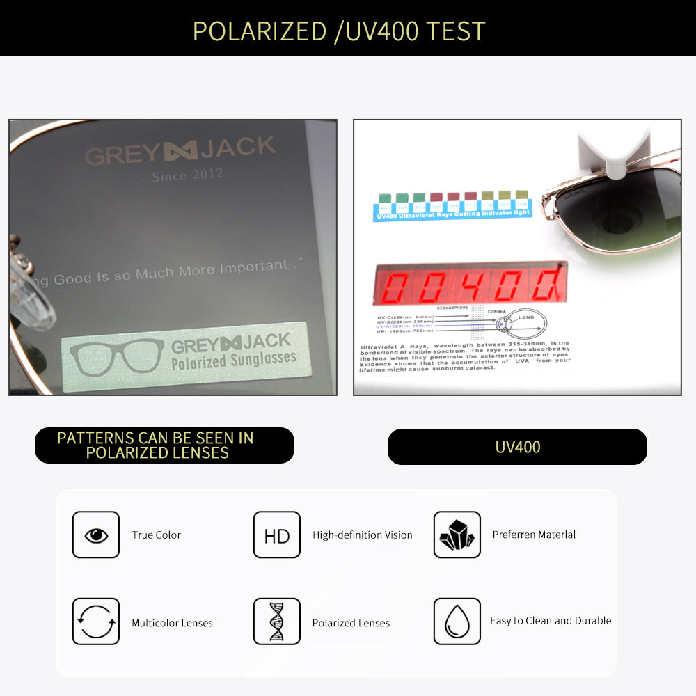 Gold Frame Gradient Green Lens