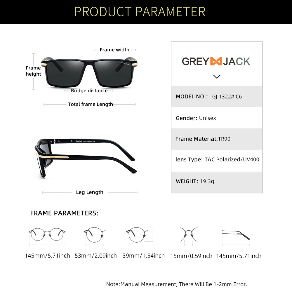 Matte Black Frame Black Lens