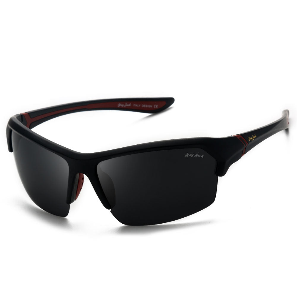 Black Red Frame Black Lens