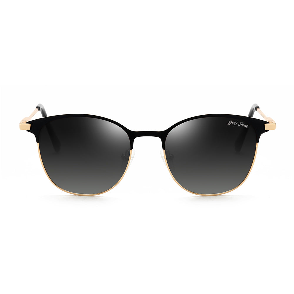 Gold Black Frame Gradient Black Lens