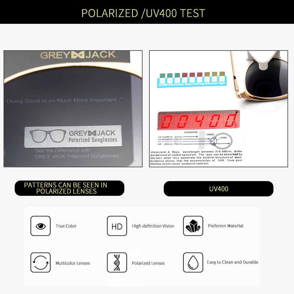 Gold Black Frame Gradient Black Lens