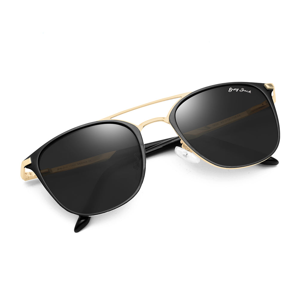 Gold Black Frame Black Lens