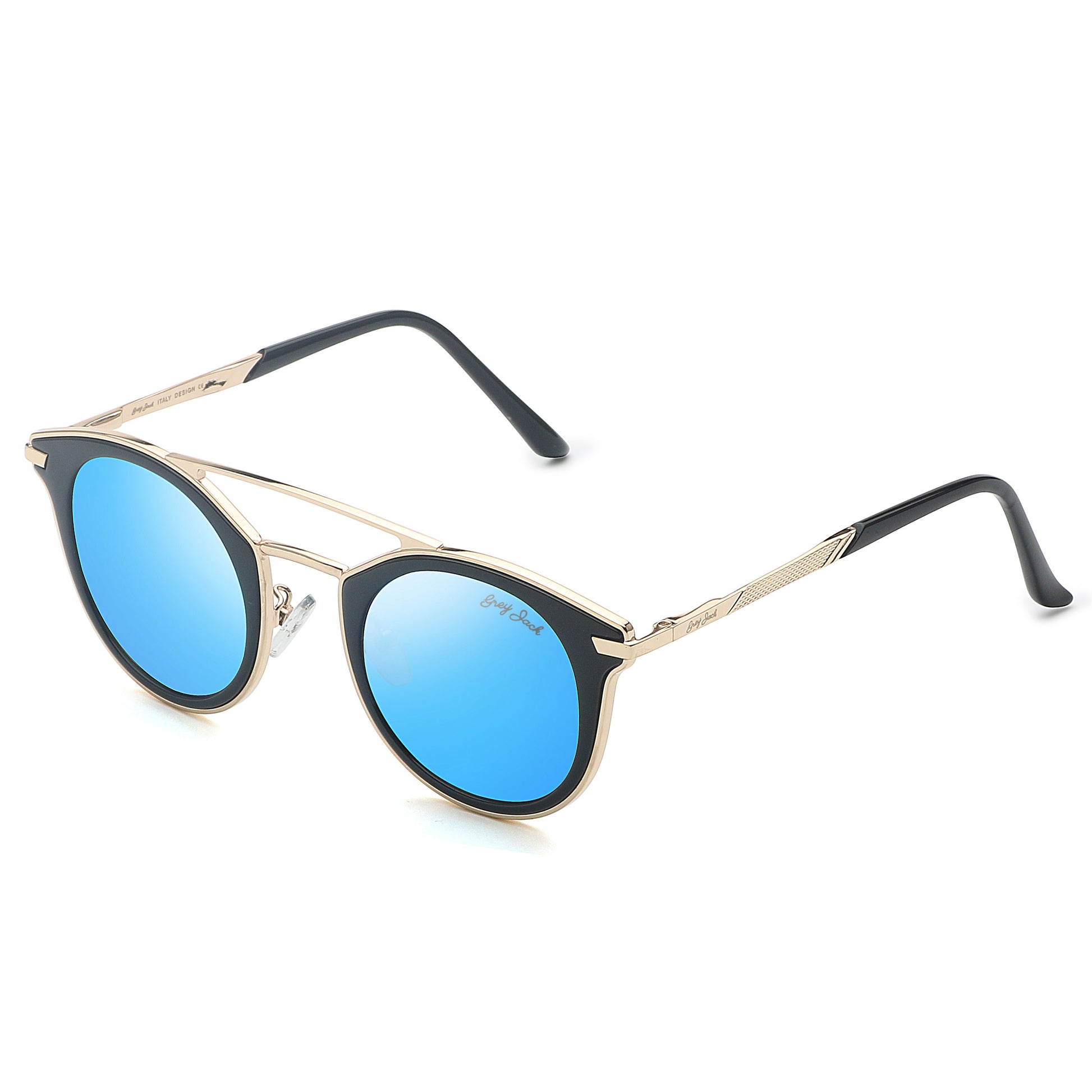 Gold Frame Sky Blue Lens