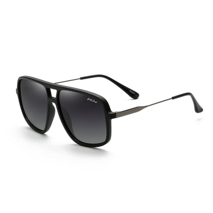 Black(Gun)Frame Double Black Lens