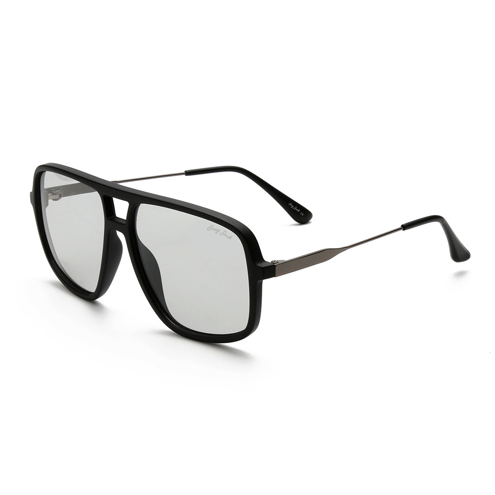 Black(Gun) Frame Photochromic Lens