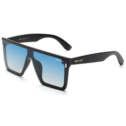 Matte Black Frame Double Blue Lens