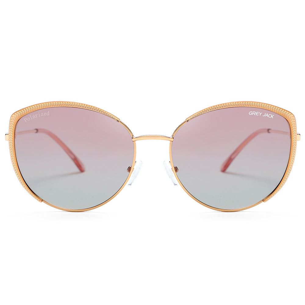 Golden Frame Double Pink Lens