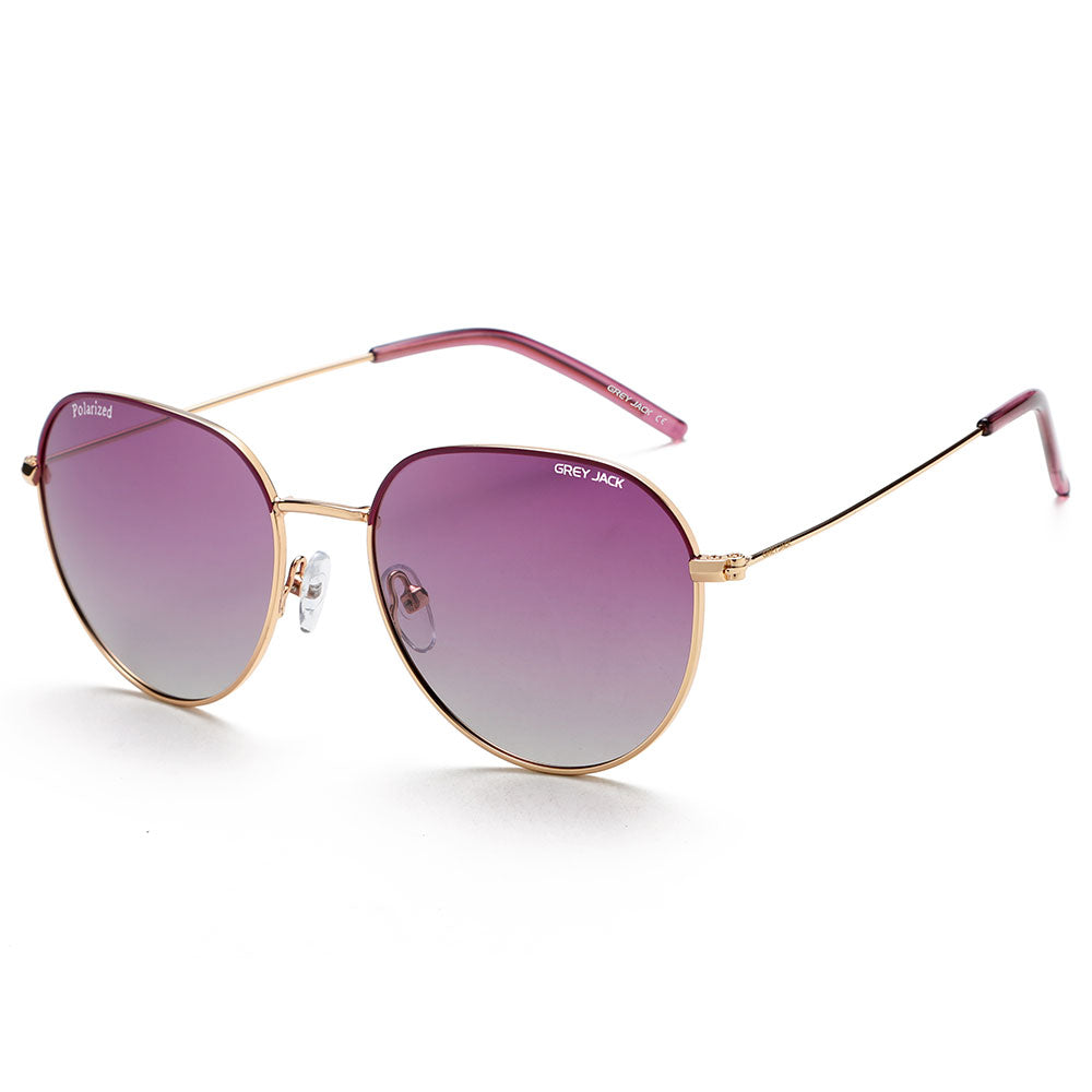 Gold Red Frame Double Purple Lens