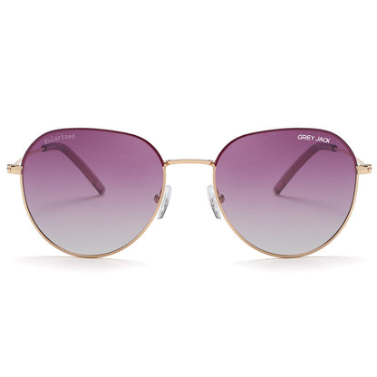 Gold Red Frame Double Purple Lens