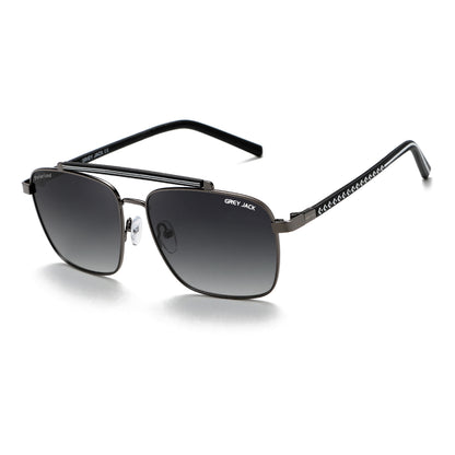 Gun Frame Gradient Black Lens