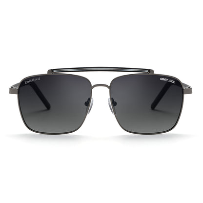 Gun Frame Gradient Black Lens