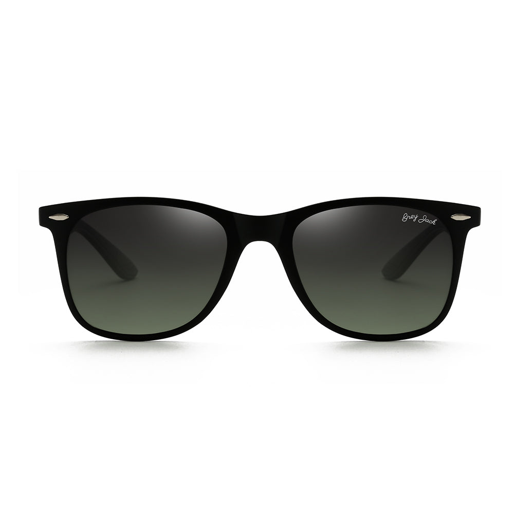 Black Frame Double Green Lens