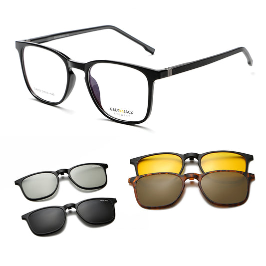 Shine Black Grey Frame