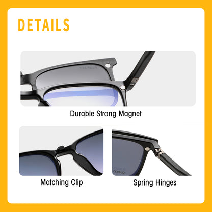 Shine Black Grey Frame