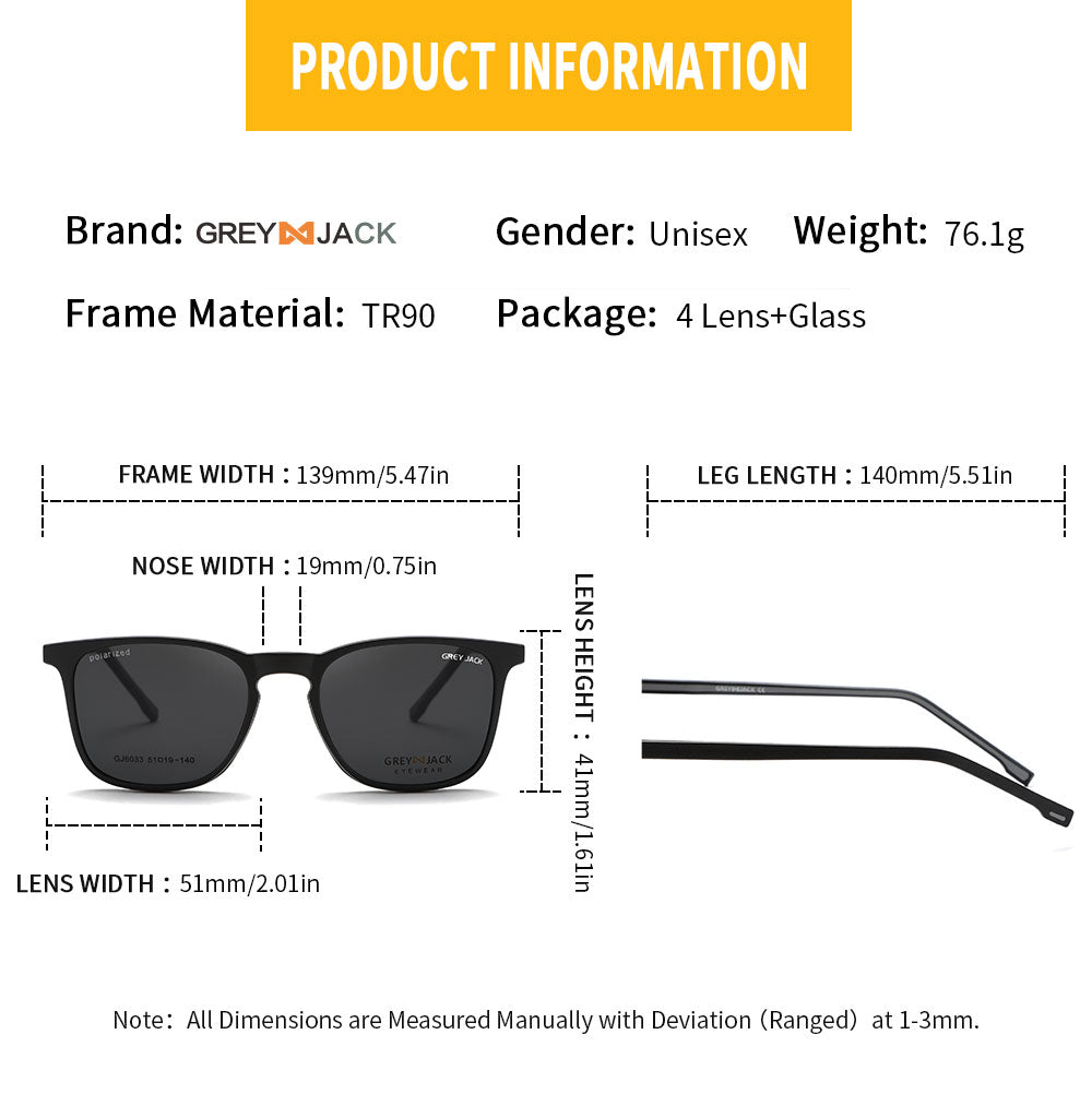 Shine Black Grey Frame